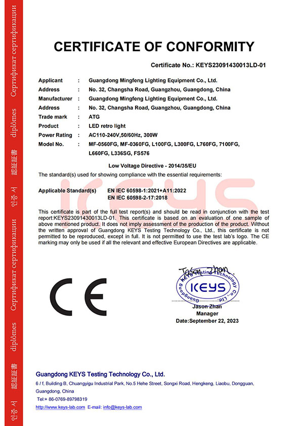 CE certification